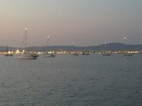 G2. Boats at anchor at Culatra, Faro 8.9.17.