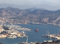 G2. view of harbour from castle - Cartagena Nov 17